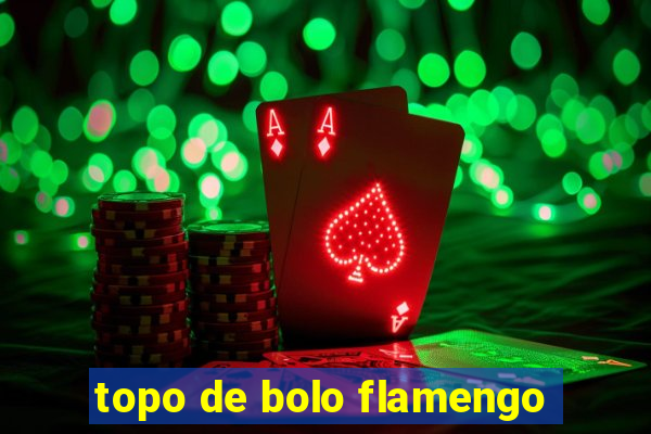 topo de bolo flamengo